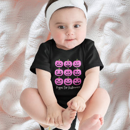 Gelukkige Roze Jack O'Lanterns Romper