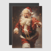 Gelukkige Running Santa (Voorkant / Achterkant)