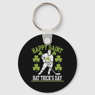 Gelukkige Saint Hat Trick-dag St. Patrick's Day Ho Sleutelhanger