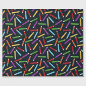 Gelukkige school cadeaupapier (Vlak)