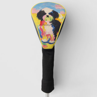 Gelukkige Shih Tzu hond 02 - Kaori Golfheadcover
