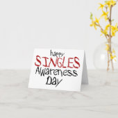 Gelukkige Singles Awareness Day Kaart (Gele Bloem)