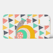Gelukkige slak op driehoeken Case-Mate iPhone case (Achterkant (horizontaal))