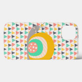 Gelukkige slak op driehoeken Case-Mate iPhone case (Achterkant (horizontaal))