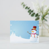 Gelukkige Sneeuwman (Staand voorkant)