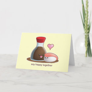 Gelukkige soja kaart