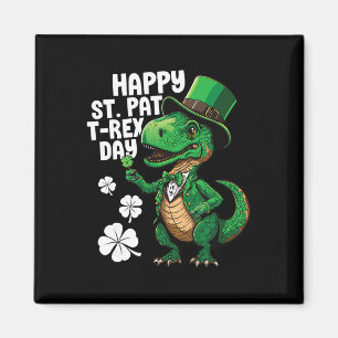 Gelukkige St Pat T-rex Dag St Patricks Dag Dinosau Magneet