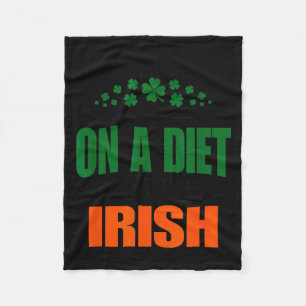 Gelukkige St Pat Trex Dag Dinosaur Peuter St Patri Fleece Deken