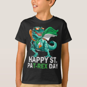 Gelukkige St. Pat Trex Dag Dinosaurus Peuter St. P T-shirt