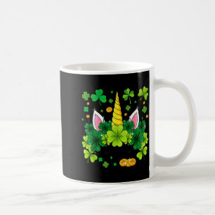Gelukkige St. Patrick Dag Eenhoorn Gezicht Ierse K Koffiemok