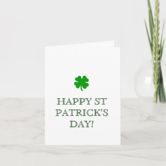 GELUKKIGE ST PATRICK DAG! kaart