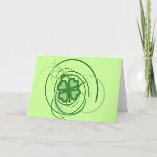 Gelukkige St. Patrick Dag Kaart (Voorkant)