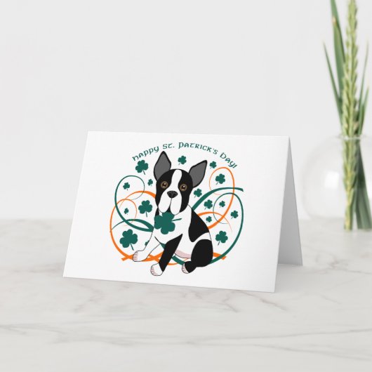 Gelukkige St. Patrick Dag Kaart (Voorkant)