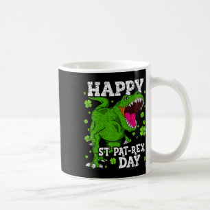 Gelukkige St. Patrick's Dag Dinosaur T-rex Jongens Koffiemok