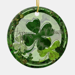 Gelukkige St. Patrick's Dag Foto Keramisch Ornament