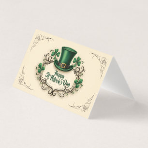 Gelukkige St. Patrick's Dag Klaverontwerp Kaart