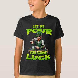 Gelukkige St. Patrick's Dag, laat me je wat geluk T-shirt