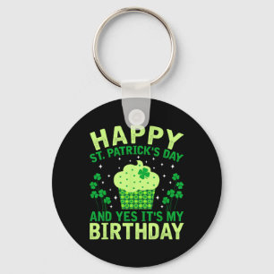 Gelukkige St. Patrick's Dag Verjaardag Saint Paddy Sleutelhanger