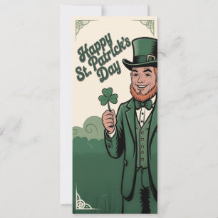 Gelukkige St. Patrick's Dag Vintage Leprechaun