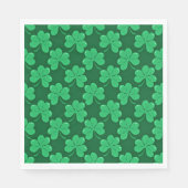 Gelukkige St. Patrick's Day feestelijke shamrocks Servet (Voorkant)