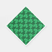 Gelukkige St. Patrick's Day feestelijke shamrocks Servet (Hoek)