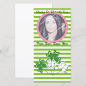 Gelukkige St. Patrick's Day Fotokaarten (Voorkant / Achterkant)