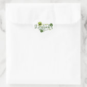 Gelukkige St. Patrick's Day groet Hart Sticker (Tas)