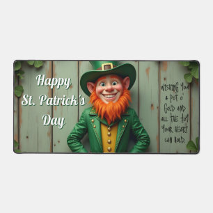 Gelukkige St. Patrick's Day Kabouter Bureaumat
