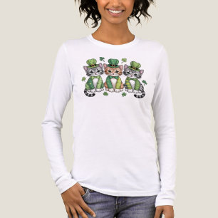 Gelukkige St. Patrick's Day Kittens-47474 Tri-Blend Shirt