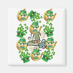 Gelukkige St. Patrick's Day Magneten Hoefijzer