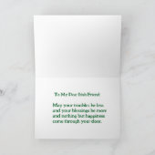 Gelukkige St. Patrick's Day voor mijn lieve Ierse Kaart (Binnen)