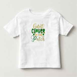 Gelukkige St. Patrick's Schattigee Klaver in de Pa Kinder Shirts