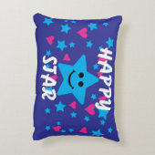 Gelukkige ster accent kussen (Achterkant (Verticaal))