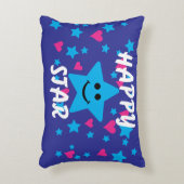 Gelukkige ster accent kussen (Voorkant(Verticaal))