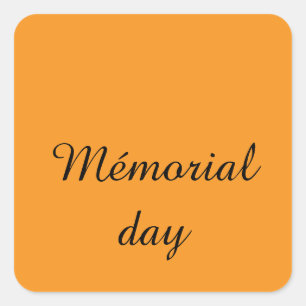Gelukkige stickers Memorial Day