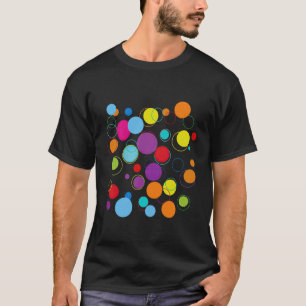Gelukkige Stippen Dag Kleurrijke Stippen Kunstlera T-shirt