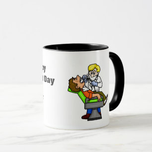 Gelukkige Tandartsdag koffiemok Mok