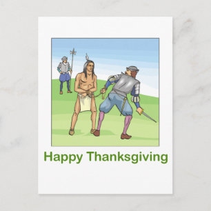 Gelukkige Thanksgiving Feestdagenkaart