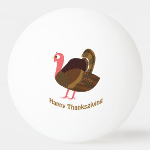 Gelukkige Thanksgiving! Turkije Pingpongballen