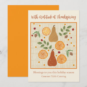 Gelukkige Thanksgiving vakantie groet Feestdagenkaart