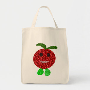 Gelukkige Tomaat Biologische Boodschappentas Tote Bag