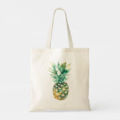 Gelukkige tropische ananas tote bag (Achterkant)