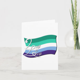 Gelukkige trots! Gay Flag Oversized Kaart