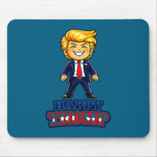 Gelukkige Trump Trump Citaat Trump Illustratie Muismat