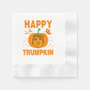 Gelukkige Trumpkin Maakt Halloween Weer Groot Servet