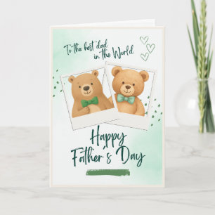 Gelukkige Vaderdag aan de Beste Papa ter Wereld Kaart