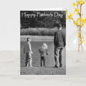 Gelukkige Vaderdag aan mijn man, door water Kaart (Gele Bloem)