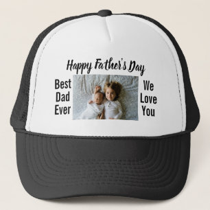 Gelukkige Vaderdag Beste vader ooit Aangepaste fot Trucker Pet