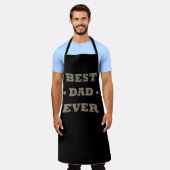 Gelukkige vaderdag beste vader ooit schort (Gedragen)