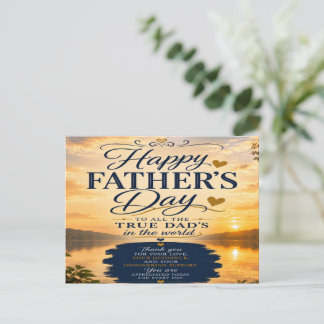 Gelukkige Vaderdag Briefkaart